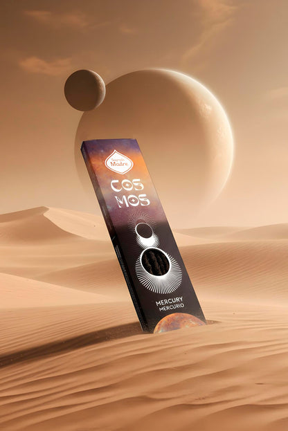 Incienso Cosmos Mercurio (Miércoles) - Comunicación, Intelecto y Fluidez Mental (7 Varillas)