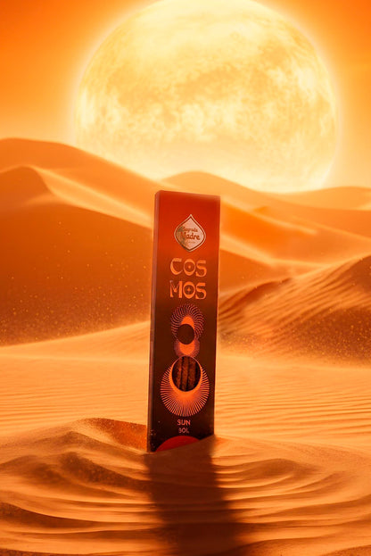 Incienso Cosmos Sol (Domingo) - Vitalidad, Éxito y Fuerza Interior (7 Varillas)