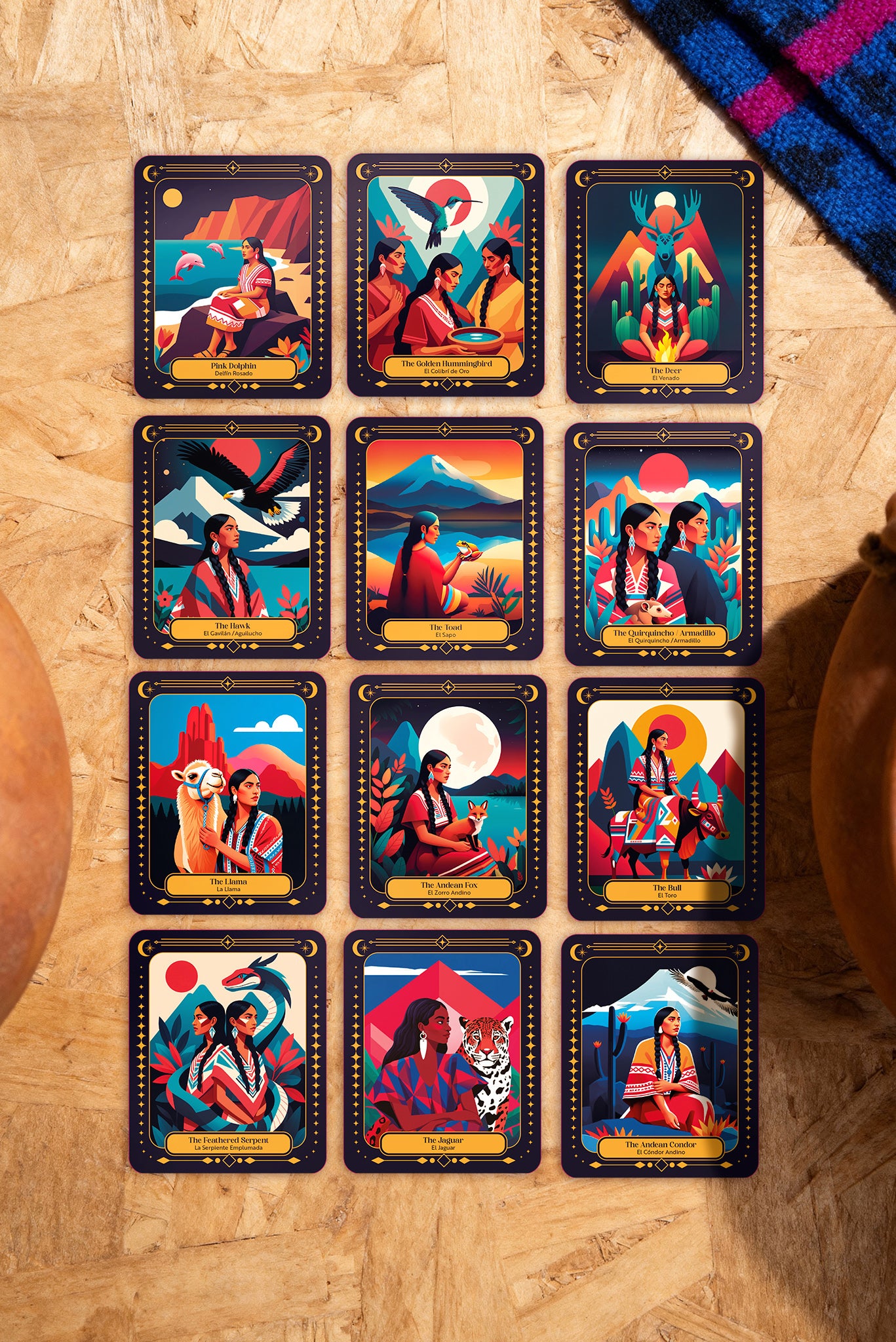 Incienso Oráculo Animales Sagrados - Ritual con Carta Mensaje Sorpresa (8 Varillas)