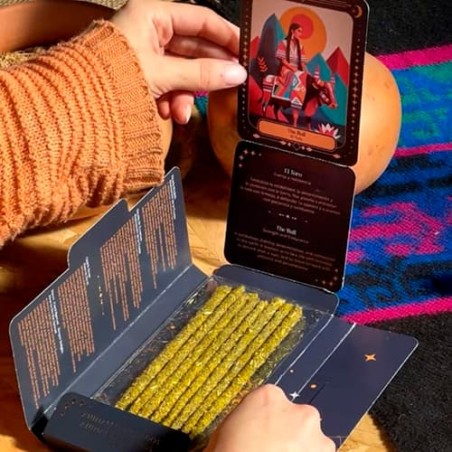 Incienso Oráculo Animales Sagrados - Ritual con Carta Mensaje Sorpresa (8 Varillas)