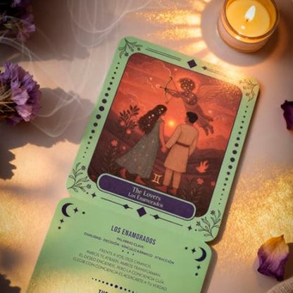 Incienso Oráculo de la Sabiduría (Arcanos Mayores) - Ritual con Carta Sorpresa de Tarot (8 Varillas)