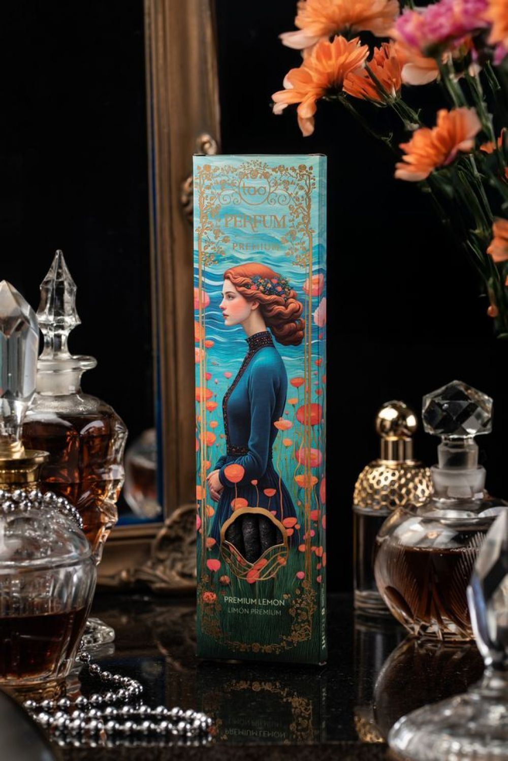 Incienso Tao Perfum Limón (Premium) - Fragancia Cítrica de Claridad, Energía y Purificación (8 Varillas / 1H)