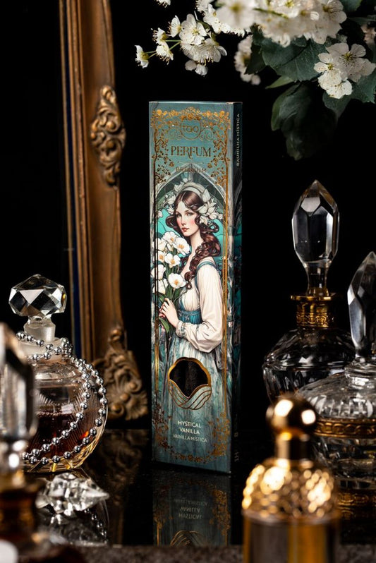 Incienso Tao Perfum Vainilla Mística (Premium) - Dulzura Envolvente para Relajación Profunda y Misterio