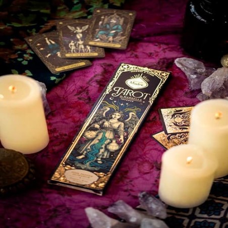 Incienso Tarot Pimienta Rosa – Olíbano (Duración Extra) - Fusión Estimulante para Despertar la Energía y Purificar la Mente