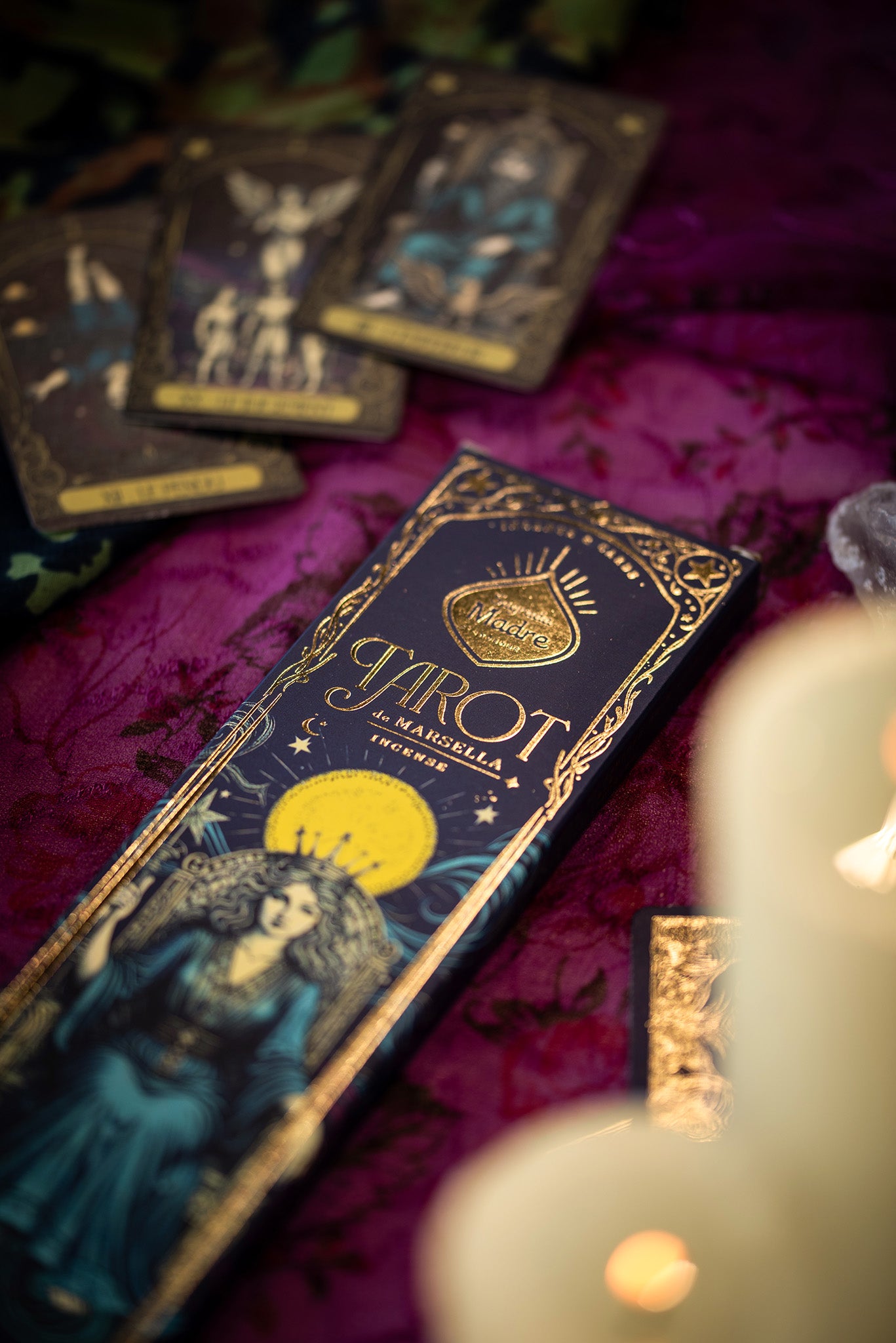 Incienso Tarot Sándalo – Olíbano (Duración Extra) - Fusión Sagrada para Centrar, Limpiar y Encontrar la Claridad