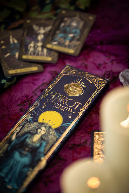 Incienso Tarot Sándalo – Olíbano (Duración Extra) - Fusión Sagrada para Centrar, Limpiar y Encontrar la Claridad