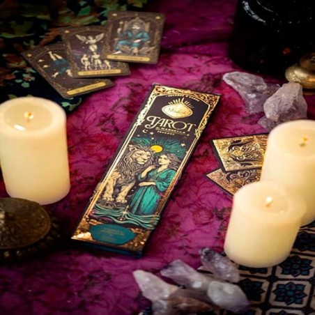 Incienso Tarot Vainilla – Olíbano (Duración Extra) - Fusión Dulce para Reconfortar, Limpiar y Elevar el Alma