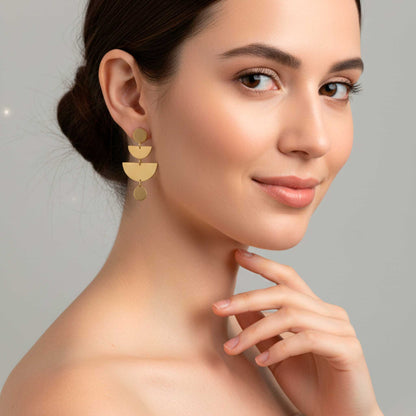 Pendientes Cascada Solar: Atrapa la Luz Divina