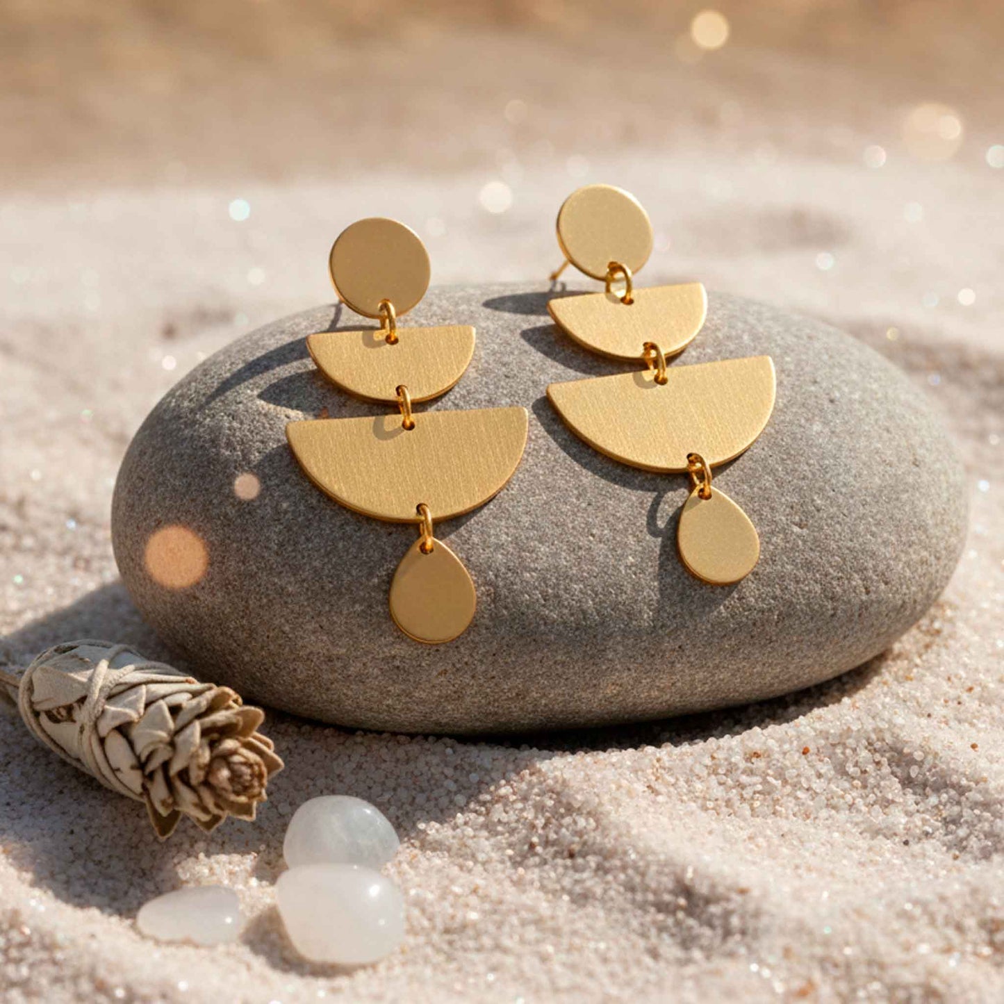 Pendientes Cascada Solar: Atrapa la Luz Divina