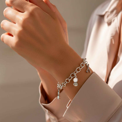 Pulsera Encantos "El Arte de la Belleza" para Esteticistas y Maquilladoras