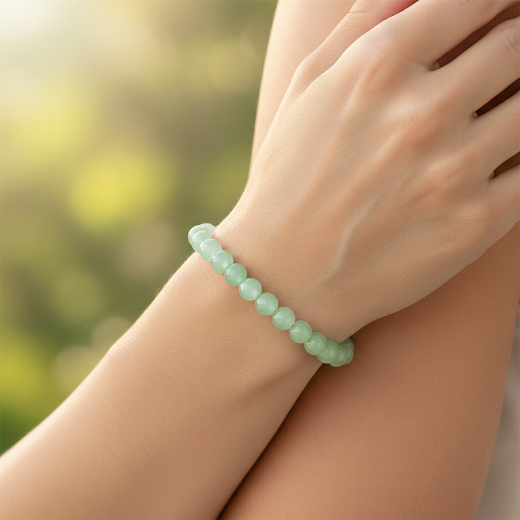 Pack Abundancia Natural con Vela de Miel y Pulsera de Aventurina Verde - Amuleto de Prosperidad para Regalo Místico