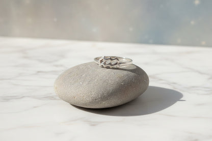 Anillo "Océano Estelar" Acuario - Plata de Ley 925 - Amuleto de Libertad, Innovación y Conciencia Universal