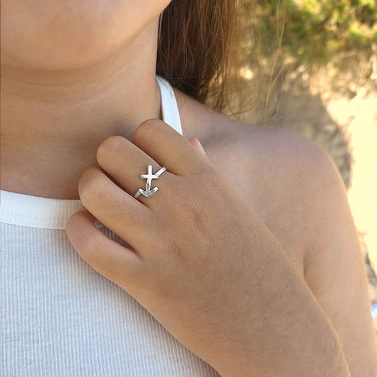 Anillo Sagitario en Plata de Ley 925 - Amuleto de Sabiduría, Libertad y Espíritu Aventurero