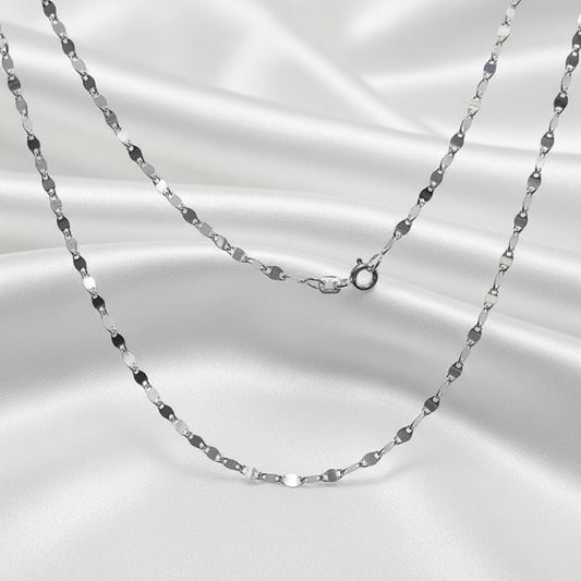 Cadena Lumina de Plata de Ley 925 - 60 cm y 3mm de Ancho