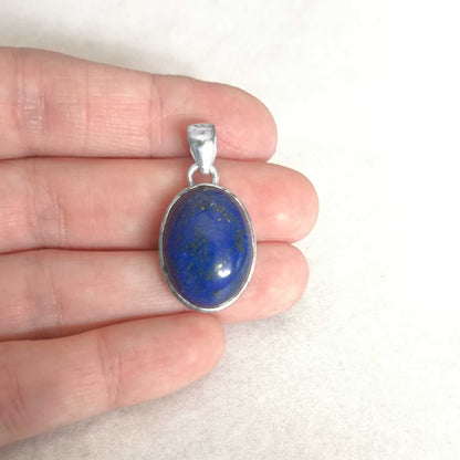 Colgante Lapislázuli Plata de Ley 925 - Sabiduría, Comunicación y Anti-Estrés