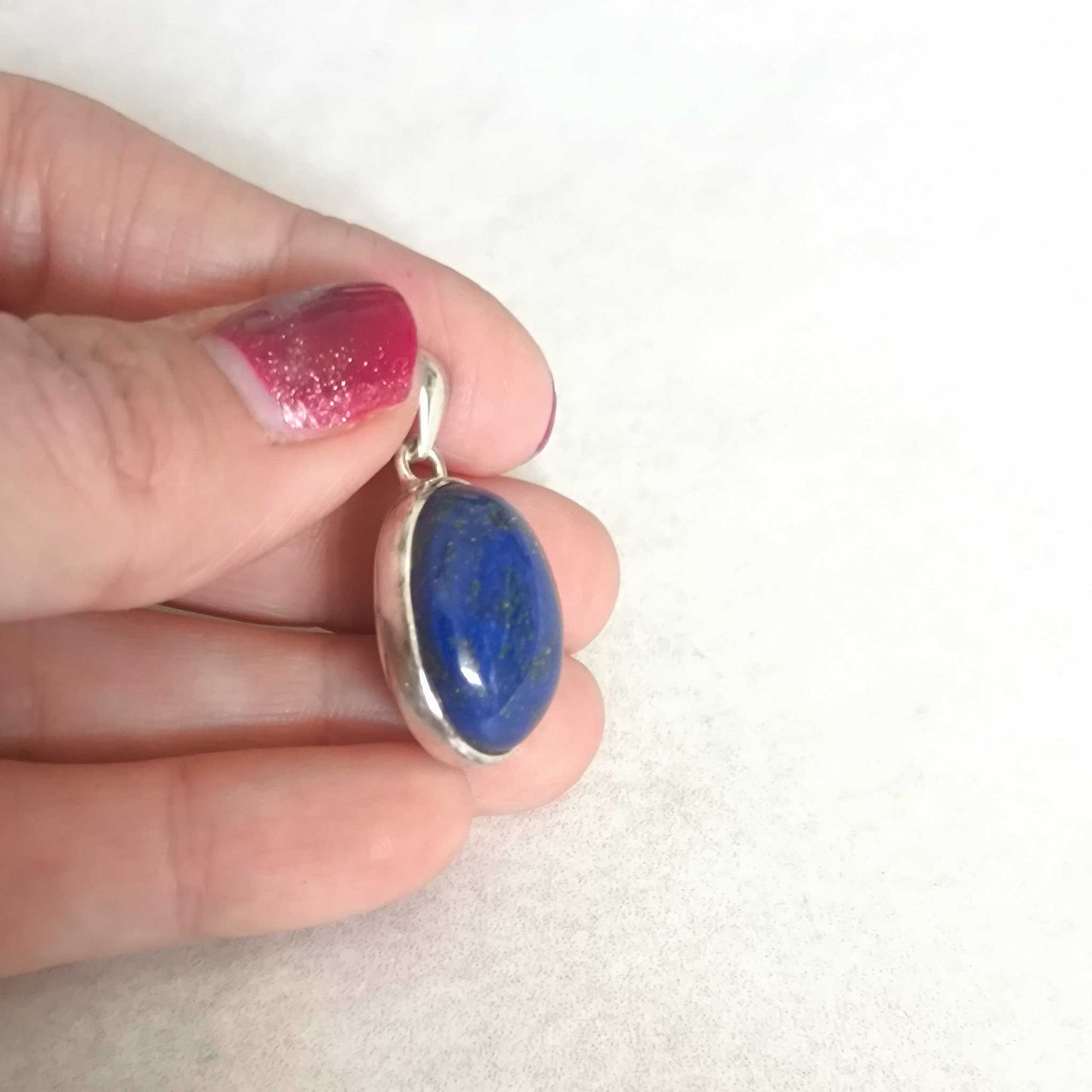 Colgante Lapislázuli Plata de Ley 925 - Sabiduría, Comunicación y Anti-Estrés