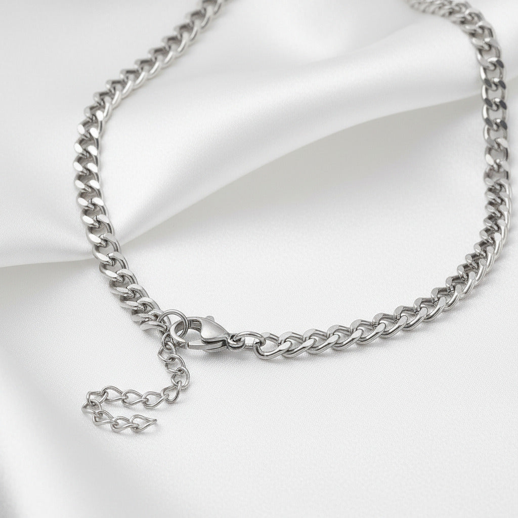 Gargantilla de Acero Inoxidable con Conchas y Estrellas de Mar - Collar Playero de 45cm para Regalo de Verano