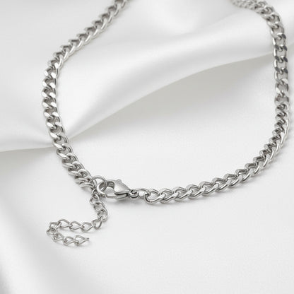 Gargantilla de Acero Inoxidable con Conchas y Estrellas de Mar - Collar Playero de 45cm para Regalo de Verano