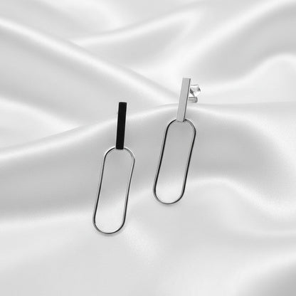 Pendientes Largos Elegantes en Plata de Ley 925 - Regalo Exclusivo para Mujer