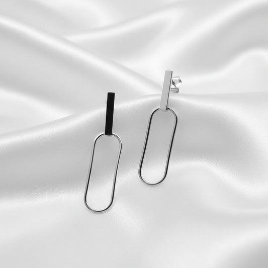 Pendientes Largos Elegantes en Plata de Ley 925 - Regalo Exclusivo para Mujer