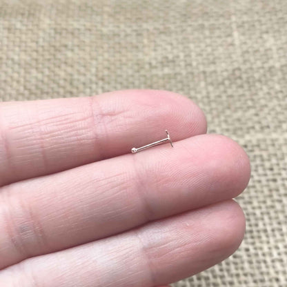 Piercing de Nariz "Estrella Polar" en Plata de Ley 925 - Amuleto de Guía, Claridad y Destino (3.5 mm)