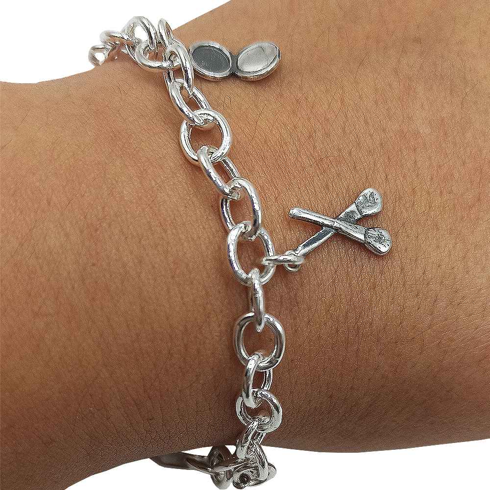 Pulsera Encantos "El Arte de la Belleza" para Esteticistas y Maquilladoras