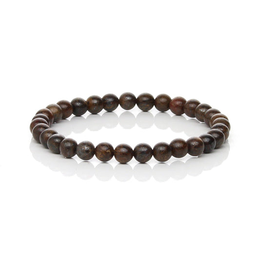 Pulsera Elástica de Broncita Natural (Coraje y Asertividad)