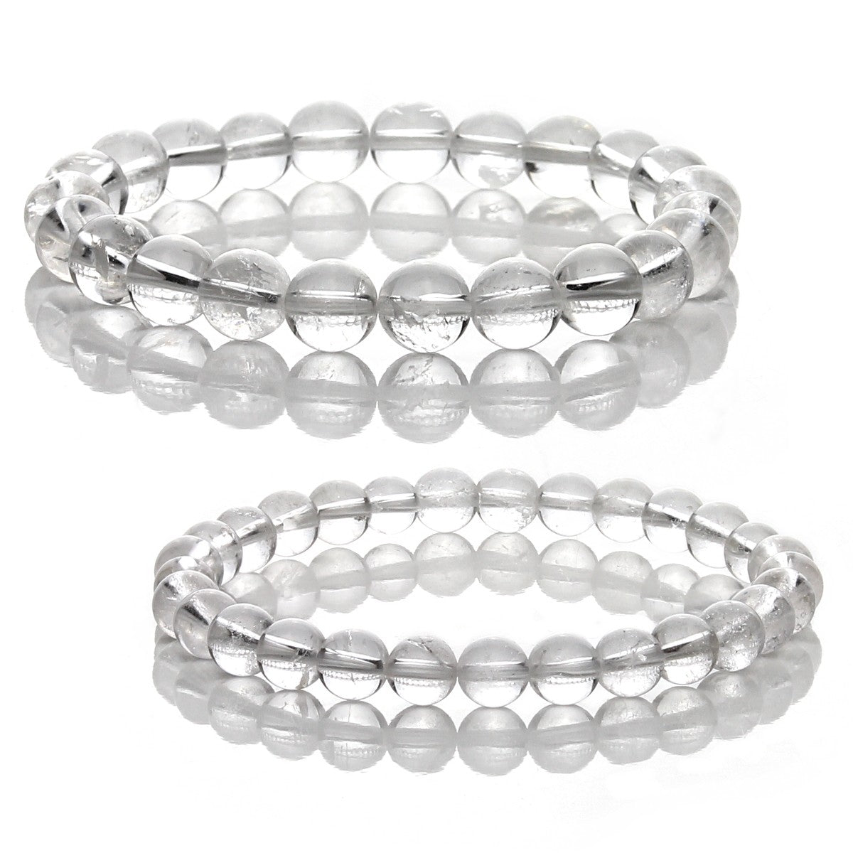 Pulsera Elástica de Cuarzo Cristal (Maestro Sanador y Amplificador)