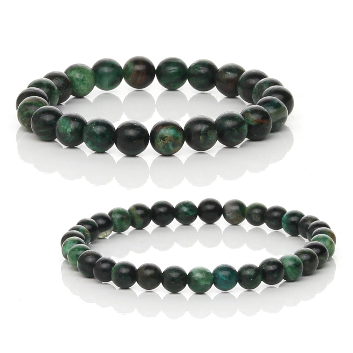 Pulsera Elástica de Esmeralda Auténtica (Amor y Sabiduría)