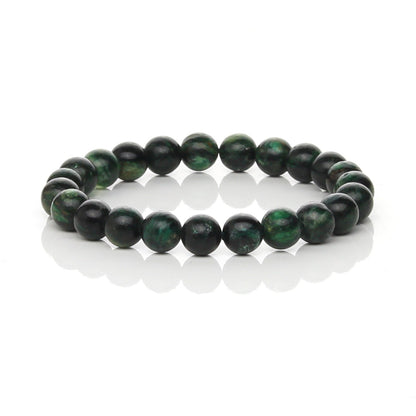 Pulsera Elástica de Esmeralda Auténtica (Amor y Sabiduría)