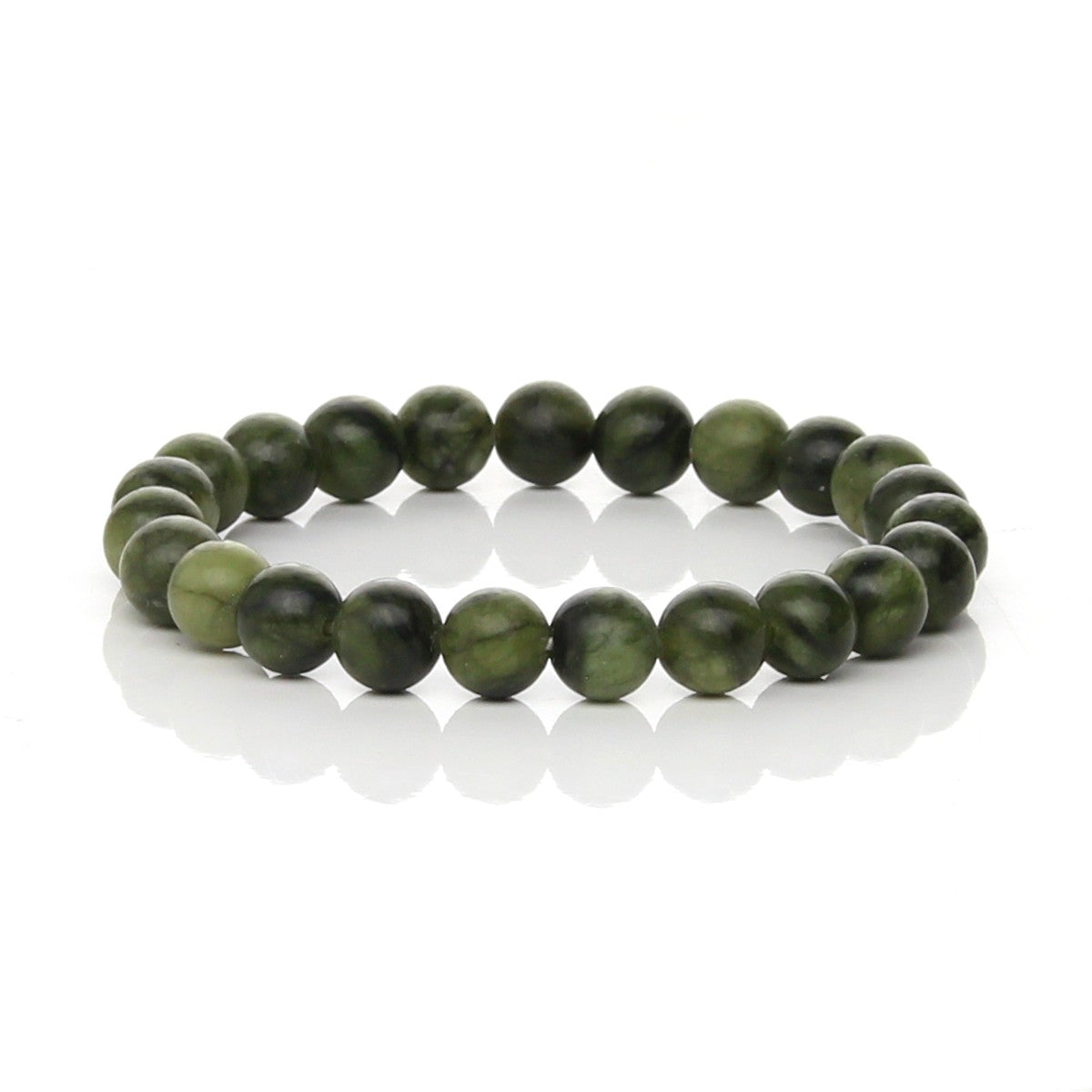 Pulsera Elástica de Jade Natural (Prosperidad y Armonía)
