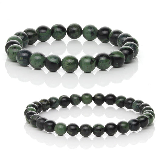 Pulsera Elástica de Jaspe Kambaba Natural (Paz y Fortaleza)