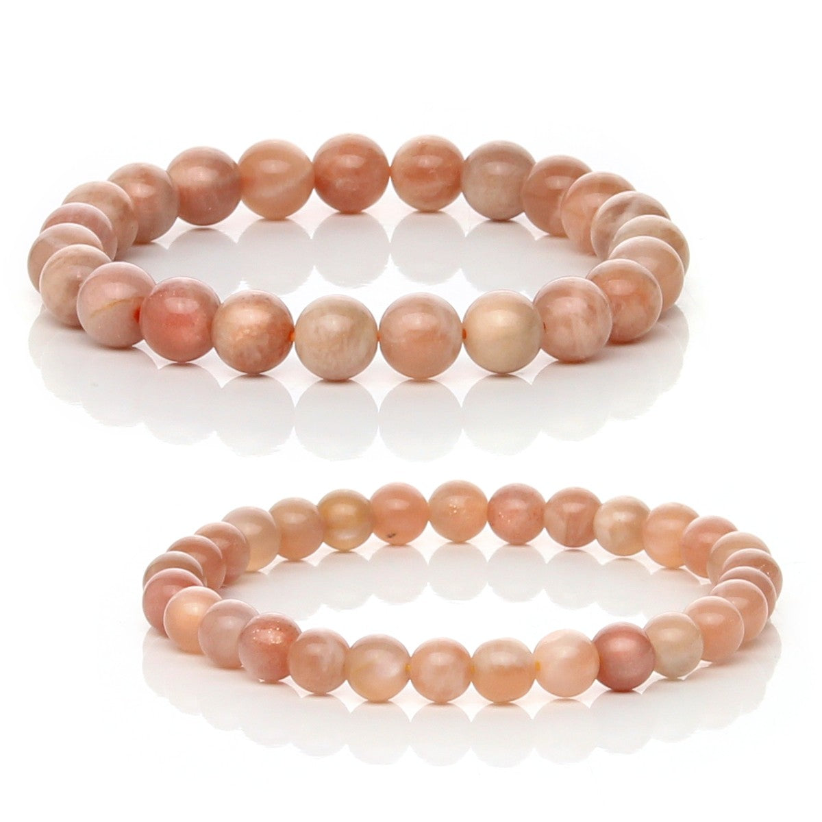 Pulsera Elástica de Piedra Sol Natural (Alegría, Vitalidad y Abundancia)