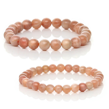 Pulsera Elástica de Piedra Sol Natural (Alegría, Vitalidad y Abundancia)