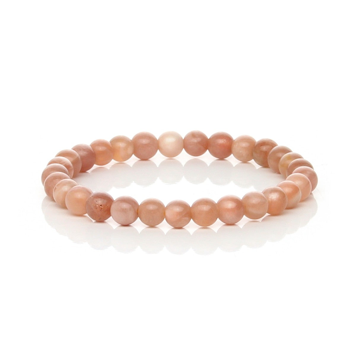 Pulsera Elástica de Piedra Sol Natural (Alegría, Vitalidad y Abundancia)