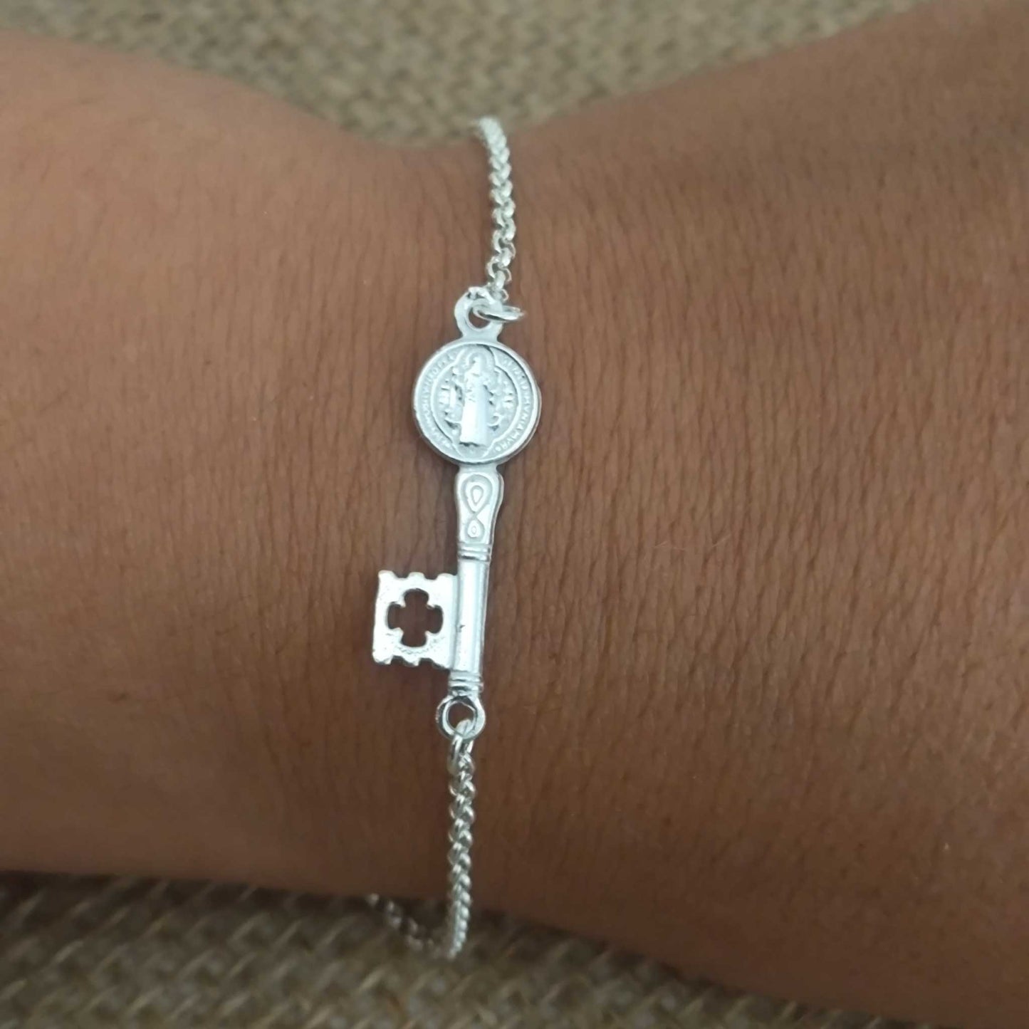 Pulsera Llave Abrecaminos de San Benito