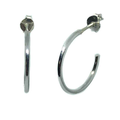 Aros Clásicos Finos de Plata de Ley 925 - Grosor 1.5mm - Varias Medidas