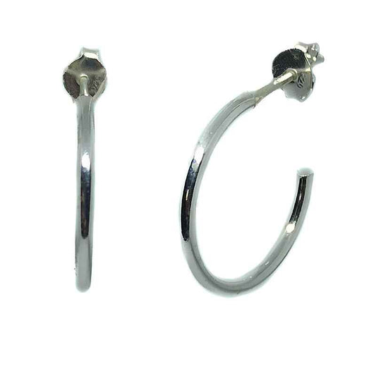 Aros Clásicos Finos de Plata de Ley 925 - Grosor 1.5mm - Varias Medidas