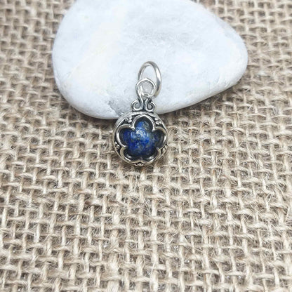 Colgante Gotland (Plata de Ley 925) con Lapislázuli - Sabiduría, Verdad, Iluminación y Activación del Tercer Ojo