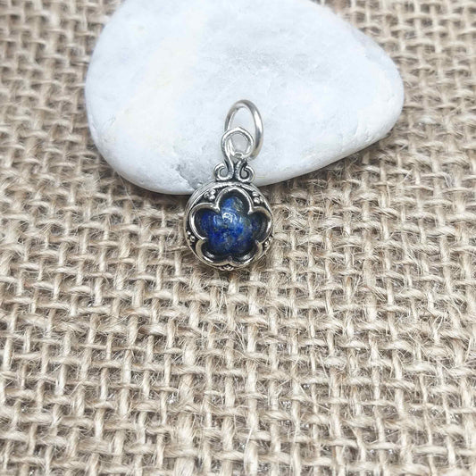 Colgante Gotland (Plata de Ley 925) con Lapislázuli - Sabiduría, Verdad, Iluminación y Activación del Tercer Ojo