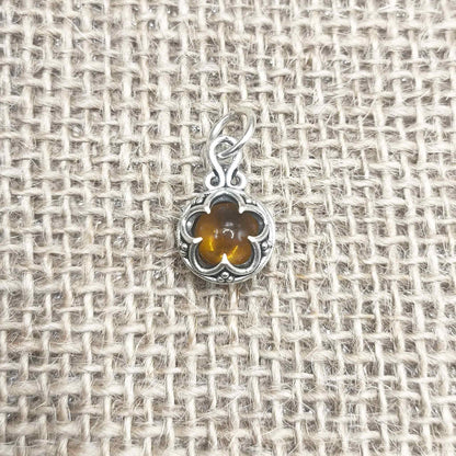 Colgante Gotland (Plata de Ley 925) con Citrino - La Piedra de la Manifestación, Abundancia y Confianza Personal