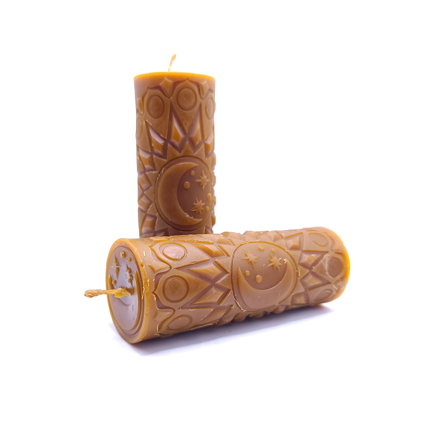 Vela "Sol y Luna" de Miel Pura